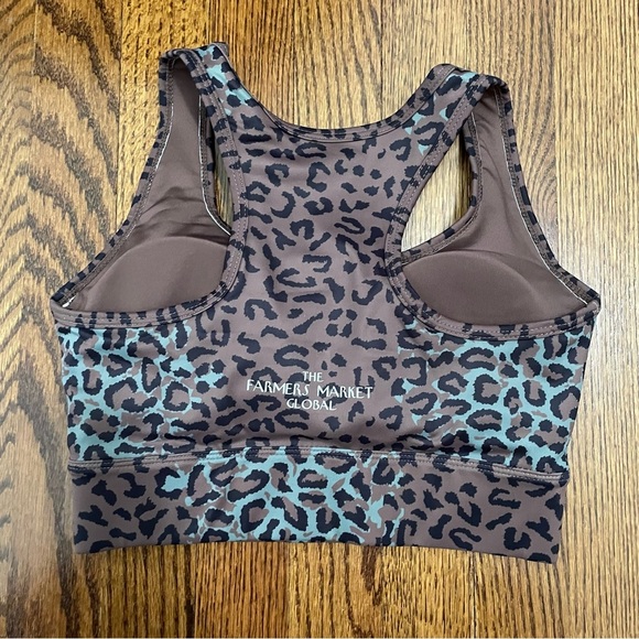 The Farmers Market Global Leopard Camo Sports Bra Size Small, NWOT - Picture 2 of 4